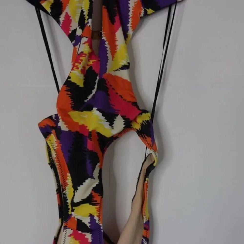 NEW L'Agent by Agent Provocateur Avril‎ swimsuit, multicolor, small